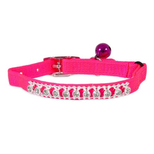 Petmate Elastic Pink Cat Collar 20-25cm (1cm) Online Hot Sale