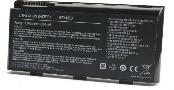 New Genuine MSI BTY-M6D S9N-3496200-M47 957-16FXXP-101 Battery 87Wh For Sale