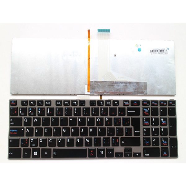 New Toshiba Satellite S955 S955 L950 L950D L955 L955D Backlit Black with Grey Frame Canadian Bilingual Keyboard V130402BK1 Online