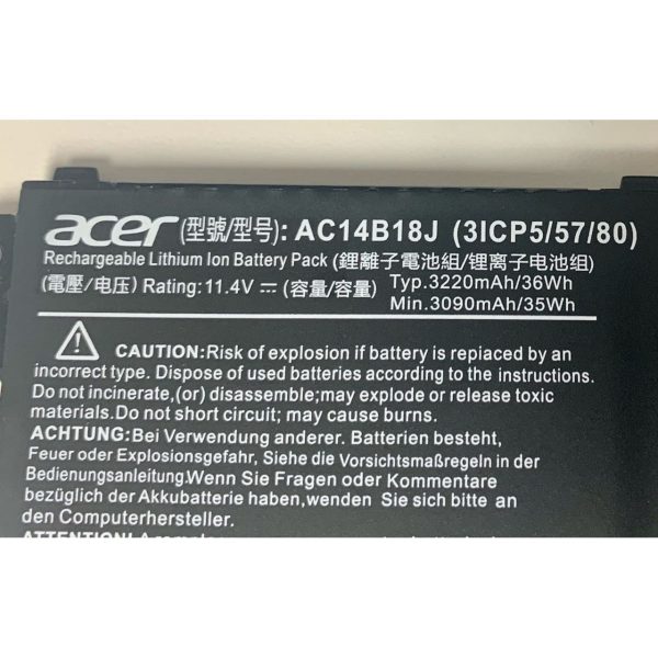 New Genuine Acer Aspire ES1-521 ES1-531 ES1-731 ES1-731G Battery 36Wh Discount