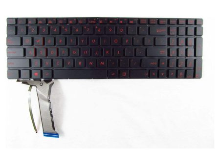 New Asus ROG GL752 GL752V GL752VL GL752VW GL752VWM Backlit Keyboard US English 0KNB0-662CUS00 NSK-UPQBC01 Fashion