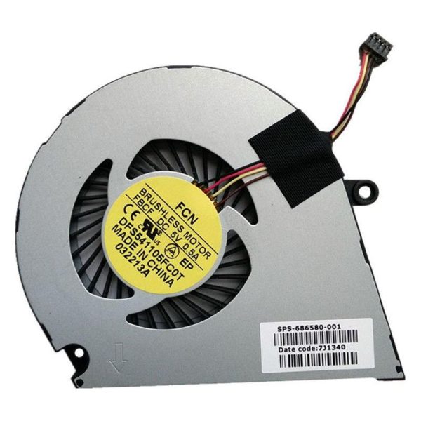 New HP Envy 4-1015DX 4-1000 4T-1100 Envy 6-1000 Series CPU Fan DFS541105 686580-001 691641-001 Supply