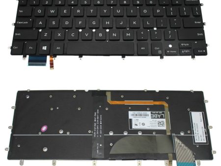 Dell XPS 13 9343 9350 9360 Inspiron 13 7347 7348 P54G Backlit Keyboard English DKDXH 4XVX6 For Sale