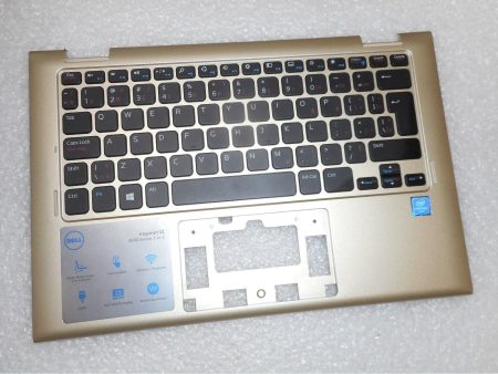 New Dell Inspiron 11 3000 3147 3148 Series GOLD Palmrest Canadian Bilingual Keyboard 05F3R 634T0 Cheap