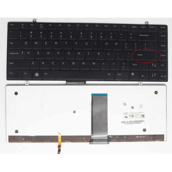 New Dell Studio XPS 1645 1647 1340 1640 R266D Backlit Keyboard US English For Sale