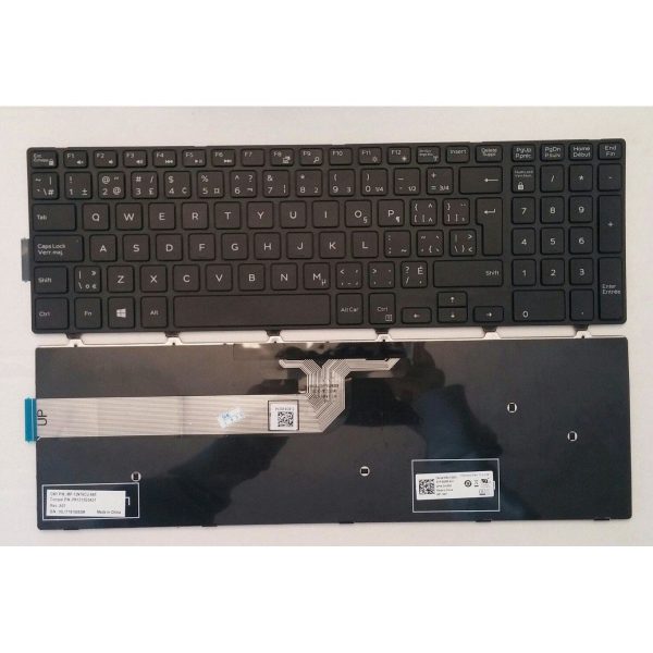 New Dell Latitude 3550 3560 3570 Canadian Bilingual Keyboard non-backlit Online