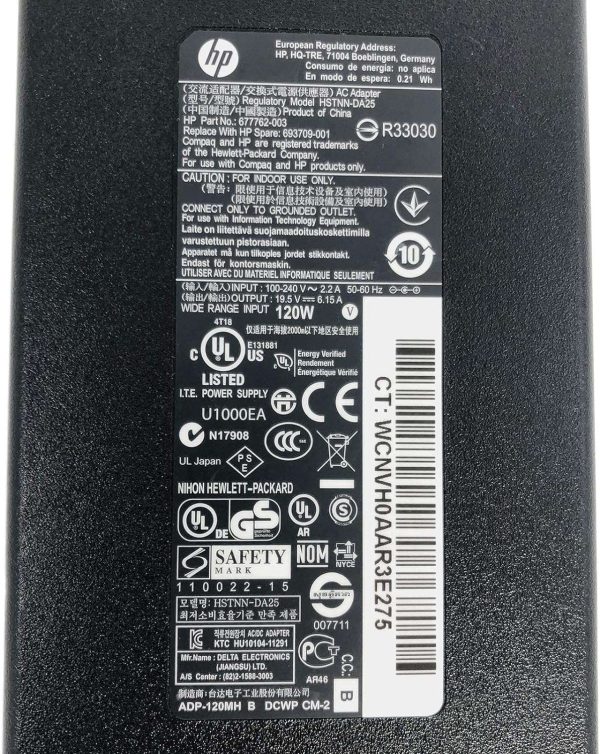 New Genuine HP Pavilion 24 AIO All In One Series Slim AC Power Adapter Charger 120W Online Hot Sale