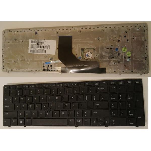 New HP English Black keyboard Pointer 701987-001 Fashion