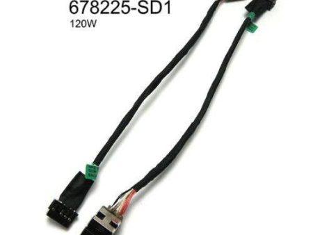 HP DV7 DV7-1000 DV7-2000 10 PIN DC Jack Cable 678225-SD1 678225-FD1 678225-YD1 For Cheap