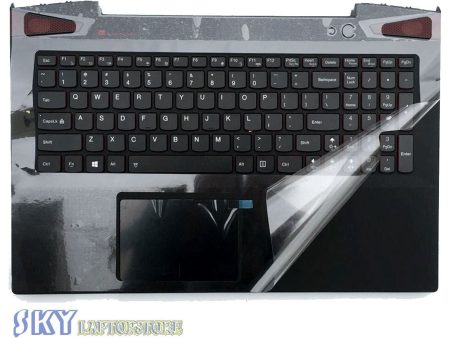 Lenovo Ideapad Y50-70 Keyboard Palmrest Upper Backlit AP14R000A00 + Bottom Case Hot on Sale