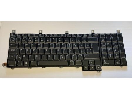 New Dell Alienware M17X-R2 M17x R4 M18X Keyboard Canadian bilingual Backlit 0C589R Cheap