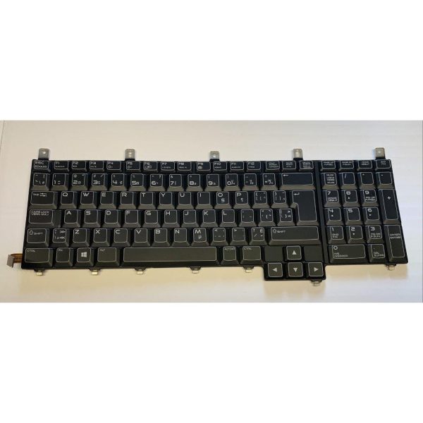 New Dell Alienware M17X-R2 M17x R4 M18X Keyboard Canadian bilingual Backlit 0C589R Cheap