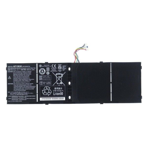 New Genuine Acer AL13B3K AP13B3K KT.00403.015 4ICP6 60 78 41CP6 60 78 TIS 2217-2548 Battery 53Wh Hot on Sale