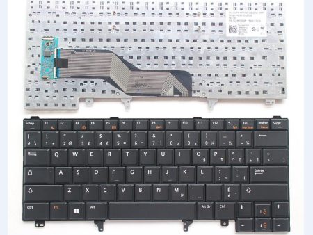 Dell Latitude E6230 E6330 E6420 E6430 Non-Backlit Canadian Bilingual Keyboard 338RF No Pointer Sale